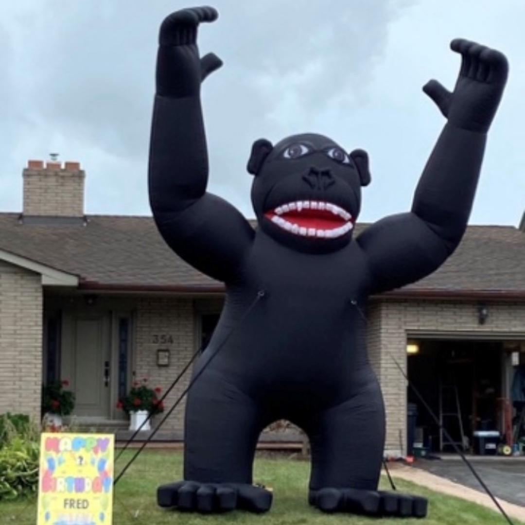 biggest gorilla lawn signs